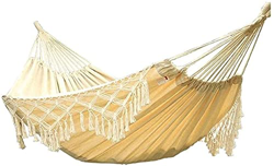 JYCCH Columpio portátil de Ocio Columpio portátil para Interior y Exterior Hamaca de Lona para jardín de terraza o Patio Trasero Hamaca de jardín al A características