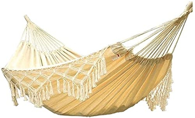 JYCCH Columpio portátil de Ocio Columpio portátil para Interior y Exterior Hamaca de Lona para jardín de terraza o Patio Trasero Hamaca de jardín al A