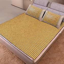 HCZS Estera de bambú Plegable de Verano Fresco Colchoneta de bambú de Mahjong carbonizado Transpirable Colchón de Verano Fresco para Dormir, colchón d en oferta