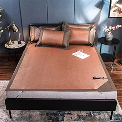 HCZS Colchoneta De Bambú De Enfriamiento De Verano, Colchón Fresco para Dormir De Lado Duradero Plegable Suave - para Dormitorio Cama Doble Cojín De E características