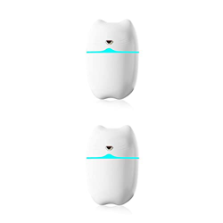 YIUPEDRFG 2 Juegos de Humidificador de aire, 260ml, aceite esencial, viaje, ajustable, eléctrico, USB, difusor de Aroma, generador de niebla de escrit características