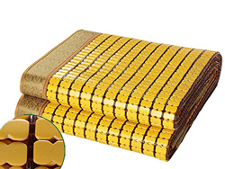 HCZS Estera de Dormir de Verano refrescante Colchón de bambú de Mahjong carbonizado Suave y Duradero con tendón de Res Doble - para Dormitorio Cojín d características