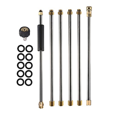 Varilla Rociadora De ExtensióN Lavadora De Alta PresióN,Asudaro M22 4000 PSI Kit De Varilla De ExtensióN Lavadora Para Lavadora A PresióN Varilla Exte