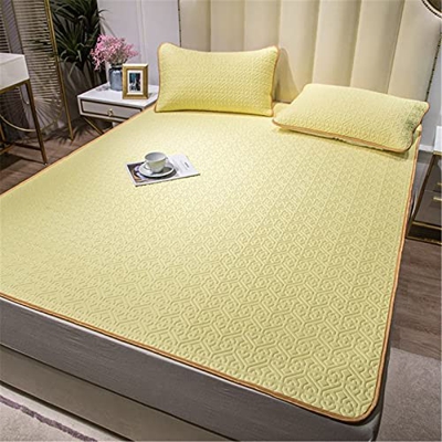 HCZS Estera de látex Estera de enfriamiento de Verano Tatami Traje de Tres Piezas Suave Estera de Verano Plegable Tela Familia Sensación de Hielo Seda