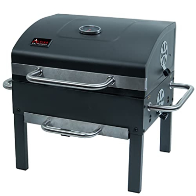 ACTIVA Angular ToGo - Barbacoa de carbón vegetal de acero inoxidable, barbacoa de carbón vegetal, barbacoa de acero inoxidable, barbacoa de carbón veg