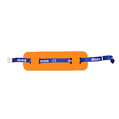 Cinturón de natación para niños pequeños, estrecho, con cierre de seguridad, 100 cm, 0-4 años, correa ajustable, ayuda a flotación, color naranja