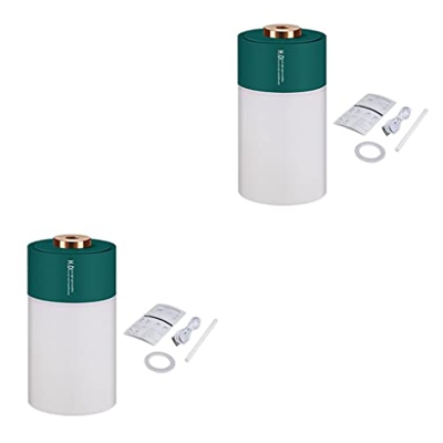 Allayu 2 Juegos de Humidificador de aire portátil a prueba de fugas, difusor de aceites esenciales de gran capacidad de 300ML, generador de niebla aju