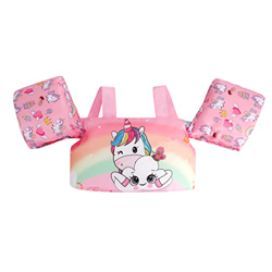 Joysummer Chaleco de Natación para Niños, Niñas Brazaletes con Correas, Flotador de Traje de Baño para Piscina para 2-6 Años Chaleco de Flotabilidad F en oferta