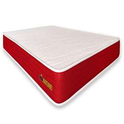 Matnature | EcoNature | Colchón Antibacterial | High Resilience Confort Alta Densidad | Reversible Invierno-Verano | Antiácaros (160 x 200 cm) en oferta