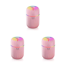 lmoikesz 3 Juegos de Humidificador de aire, humidificador de 300ml, difusor de Aroma para dormitorio, recarga portátil, decoración, generador de niebl en oferta