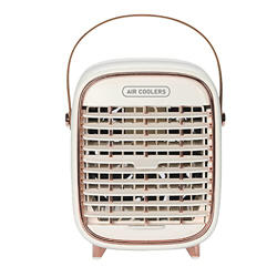 MasterUnion Ventilador de refrigeración de escritorio de 3 velocidades de carga USB Aire acondicionado personal Ventilador de refrigeración FP8, Blanc precio