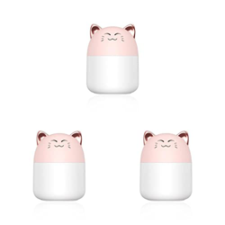 YIUPEDRFG 3 Juegos de Humidificador de aire portátil USB recargable ambientador rociador de niebla Aroma aceite esencial difusor silencioso atomizador en oferta