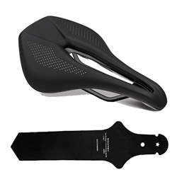 ZHOUFENG Asiento de Bicicleta Silla de Silla de Asiento de Bicicleta MTB Road Mountain Bike Saddles Racing Saddle PU Cushion de Asiento Suave y Transp en oferta