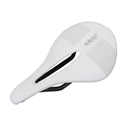 ZHOUFENG Asiento de Bicicleta Ciclo de luz en Bicicleta de Carretera de Silla de Silla de Carbono de Cuero de Carbono Negro Bicicleta Asiento Saddle C en oferta