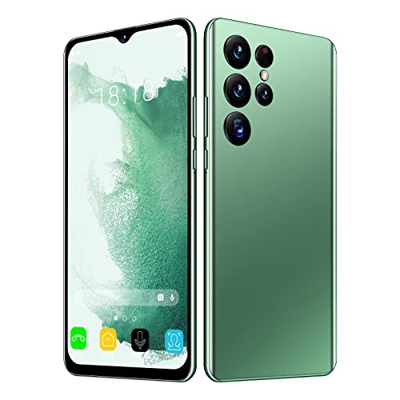 Teléfono Inteligente Android Desbloqueado, S22 Ultra 2GB RAM 16GB ROM Teléfono Android 12, Teléfono Celular con Pantalla HD de 7.3 Pulgadas, Cámara HD