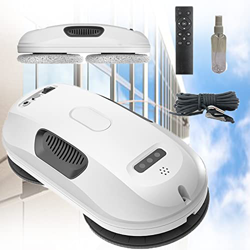 Robot Limpiador de Ventanas, Robot de Limpieza automática de Vidrio con rociador de Agua con aplicación y tecnología de Control Remoto para Ventanas d en oferta