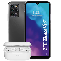 ZTE V30 Vita + Regalo TWS Live Buds - Pantalla 6,82" HD+, 4GB RAM + 128 GB Almacenamiento, Octa Core 1,6 GHz, Triple cámara 48MP, 5000 mAh, Gris características