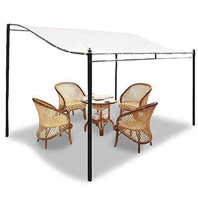 HMLOPX Waterproof 300d Canvas Canopy Top Cover, Gazebo Roof Garden Replacement Canopy Top Tent Cloth for Outdoor Patio Pavilion Sun Shade (Color : 3X2