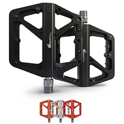IMPALAPRO - Pedales MTB de Nylon Antideslizante - Pedales Bici - Pedales BMX - Pedales Bicicleta Montaña - Pedales Carretera - Pedales Bicicleta Paseo