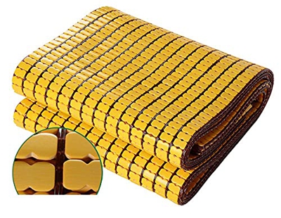 HCZS Estera de Dormir de Verano refrescante Colchón de bambú de Mahjong carbonizado Suave y Duradero con tendón de Res Doble - para Dormitorio Cojín d
