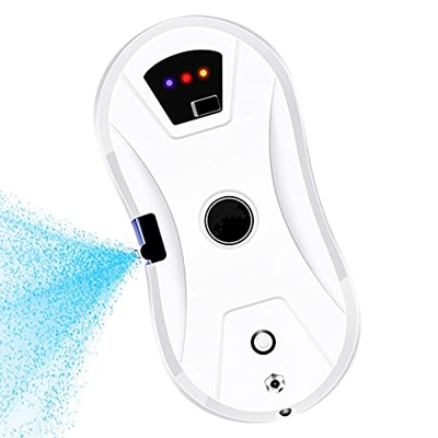 Robot Limpiador de Ventanas, Robot eléctrico de Limpieza de Ventanas para Ventanas, Limpiador de pulverización de Agua para Herramienta de Limpieza de