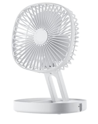 Escritorio Plegable Ventilador Telescópico Usb Cargo Oficina Ventilador Portátil Dormitorio Exterior Pequeño Ventilador Blanco en oferta