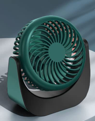 Ventiladores De Escritorio Pequeños Ventiladores De Oficina Dormitorio De Estudiantes Ventiladores Portátiles Wind Mud Desktop Usb Fan Charge Green características