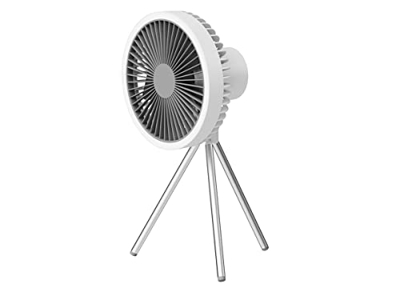 Multifuncional USB Power Bank Light Outdoor Camping Techo ventilador con Ventilador de escritorio de luz nocturna LED de trípode for la carpa 1000 0MA