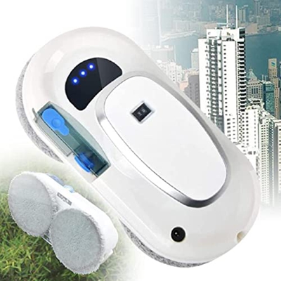 Robot Limpiador de Ventanas, Robot de Limpieza de Vidrio Inteligente con rociador de Agua automático, 3 métodos de Limpieza, para Kit de Limpieza Inte
