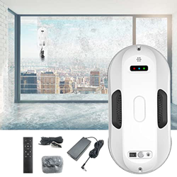 Robot Limpiador de Ventanas Inteligente, Robot de Limpieza de Vidrio Perezoso con Control Remoto de 2,4 g/Ultrafino de 7,8 cm/Cuerda de Seguridad, Rob en oferta