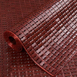 Colchoneta de Dormir de Verano, Estera de bambú Mahjong carbonizada Transpirable, Colchoneta de Refrigeración Antideslizante Plegable,Brown2-180 * 195 en oferta