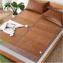 Alfombras para dormir de verano Alfombrillas for dormir de verano cama doble, colchón de cama de bambú suave suave y plegable alfombra for dormir for  en oferta