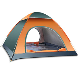 FZ FUTURE Tienda de Campaña para 3-4 Personas Impermeable Tienda de Campaña para Camping Senderismo Viajes Tiendas de Campaña de Playa Ligeras, Config características