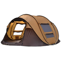 FZ FUTURE Gran Tienda de Campaña Familiar,Tienda Emergente Impermeable A Prueba de Viento para 3-4 Personas, Carpa Espaciosa, Transpirable para Exteri en oferta