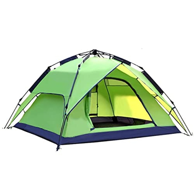 FZ FUTURE Tienda de Campaña para 3-4 Personas con Bolsa de Transporte para Camping Senderismo,Tienda Emergente Impermeable con Cubierta Superior Super