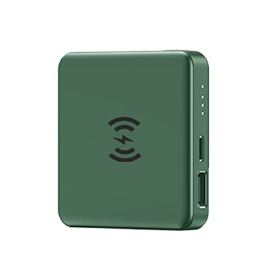 FAVORS Magnetic Wireless Power Bank 22w 5000mah Cargador Inalámbrico Portátil Rápido USB C Carga Rápida Batería Externa para El Teléfono 12/11(Color:V