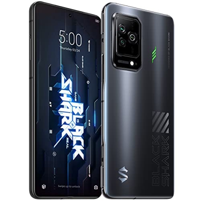 Black Shark 5 Teléfono para Juegos 5G versión UE, teléfono Inteligente Snapdragon 870, batería Hyper Charge 4650mAh de 120 W, 6.67" AMOLED 144 Hz, Dua