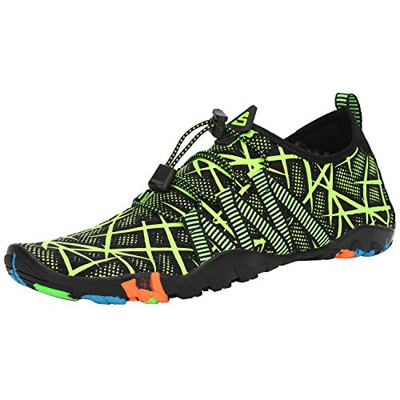 SAGUARO Escarpines Zapatos de Agua Calzado Playa Zapatillas Deportes Acuáticos para Buceo Snorkel Surf Natación Piscina Vela Mares Rocas Río para Homb