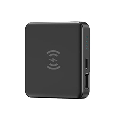 FAVORS Magnetic Wireless Power Bank 22w 5000mah Cargador Inalámbrico Portátil Rápido USB C Carga Rápida Batería Externa para El Teléfono 12/11(Color:N