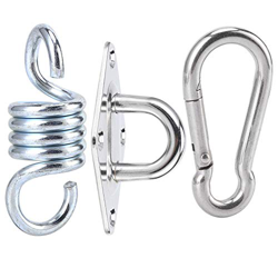 Kit de Suspensión, Accesorios de Hamaca de Alto Brillo, Acero Inoxidable Antioxidante para Pabellón, Porche, Balcón, Jardín características
