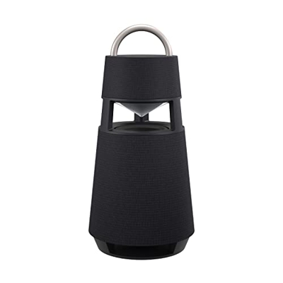 LG Electronics XBOOM 360 DRP4B - Altavoz portátil con Bluetooth (120 W, Sonido de 360 Grados, iluminación), Color Negro