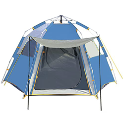 FZ FUTURE Tienda de Campaña Plegable para 5-8 Personas, Carpa Familiar Grande Tiendas de Campaña Carpa Emergente Instantánea, Liviana y Portátil, Conf características