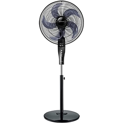 Ventiladores de pie Ventilador de piso Aspa de pedestal oscilante Altura ajustable oscilante y pedestal de inclinación Ventilador con temporizador de 