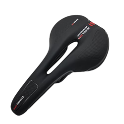 Silla de bicicleta de montaña,Asiento de bicicleta cómodo,Silla de bicicleta de gel,Asiento de ciclismo de esponja de memoria negra impermeable,Silla  precio