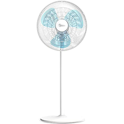 Habiba Ventiladores de pie Pedestal de pie aspa Ventilador de Suelo Ajustable oscilante Pedestal Control de Perilla de Ajuste de 3 velocidades para Ve precio