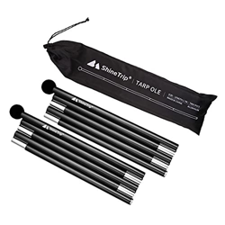 LANRU Poste de toldo Plegable para Exteriores, aleación de Aluminio, Carpa, Varillas de Soporte, Refugio de Playa, toldo, Postes, Postes de Repuesto,  en oferta