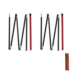 LANRU Poste de Soporte de Tienda Plegable Varias Secciones de aleación de Aluminio Postes de Tienda de campaña para toldo Porche Toldo Soporte para so en oferta