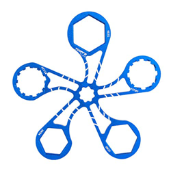 WLDOCA Llave de Cubierta de Hombro de Horquilla Delantera de Bicicleta MTB 8T/12T 24/26mm Herramienta de Tapa de manivela Llave Herramienta de reparac en oferta