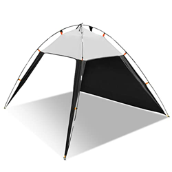 LANRU Carpa de Playa Viaje al Aire Libre Protección UV Sombra de Sol Refugio para Acampar Senderismo Pesca,Parasol de protección UV características
