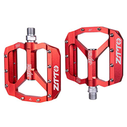 clhjinruoliu MTB Aleación De Aluminio Pedal Plano Bicicleta Ligero 9/16 Pedales Grandes para Bicicleta De Grava Enduro Descenso,Rojo en oferta